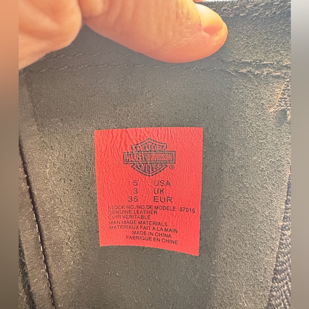 NWT H-D Motorcycle Riding Boot - Picture 7 of 7